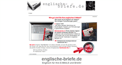Desktop Screenshot of englische-briefe.de