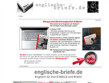 Tablet Screenshot of englische-briefe.de